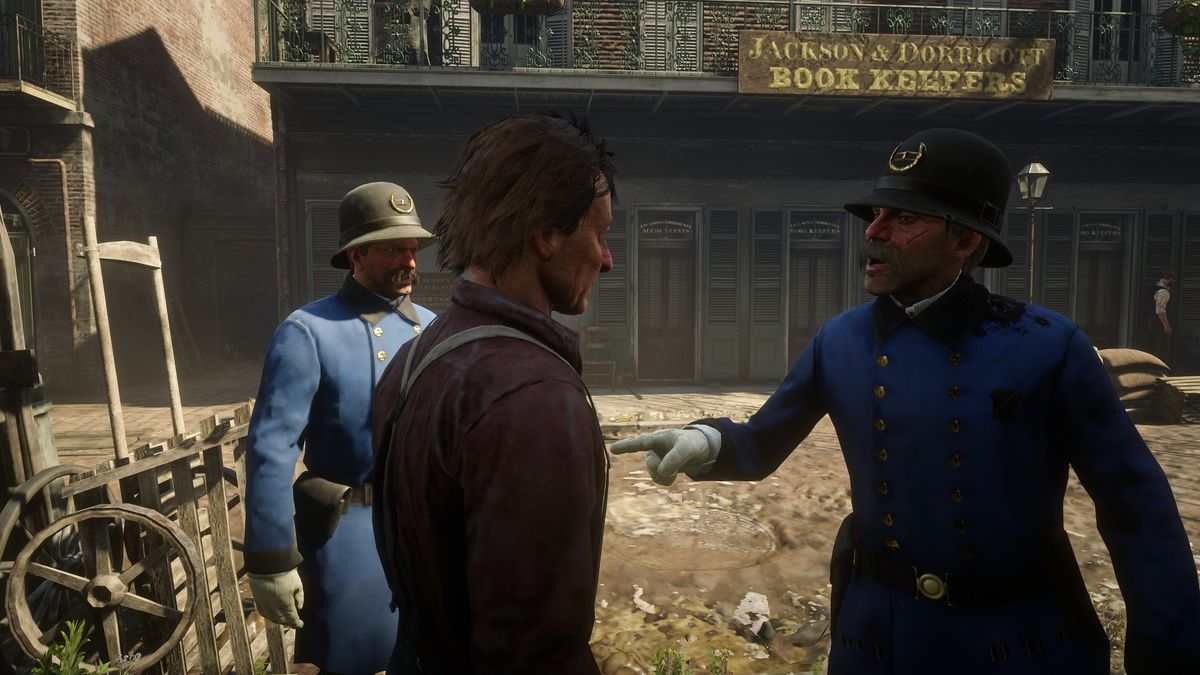 Playing as a lawman in the Red Dead Redemption 2 First Response mod