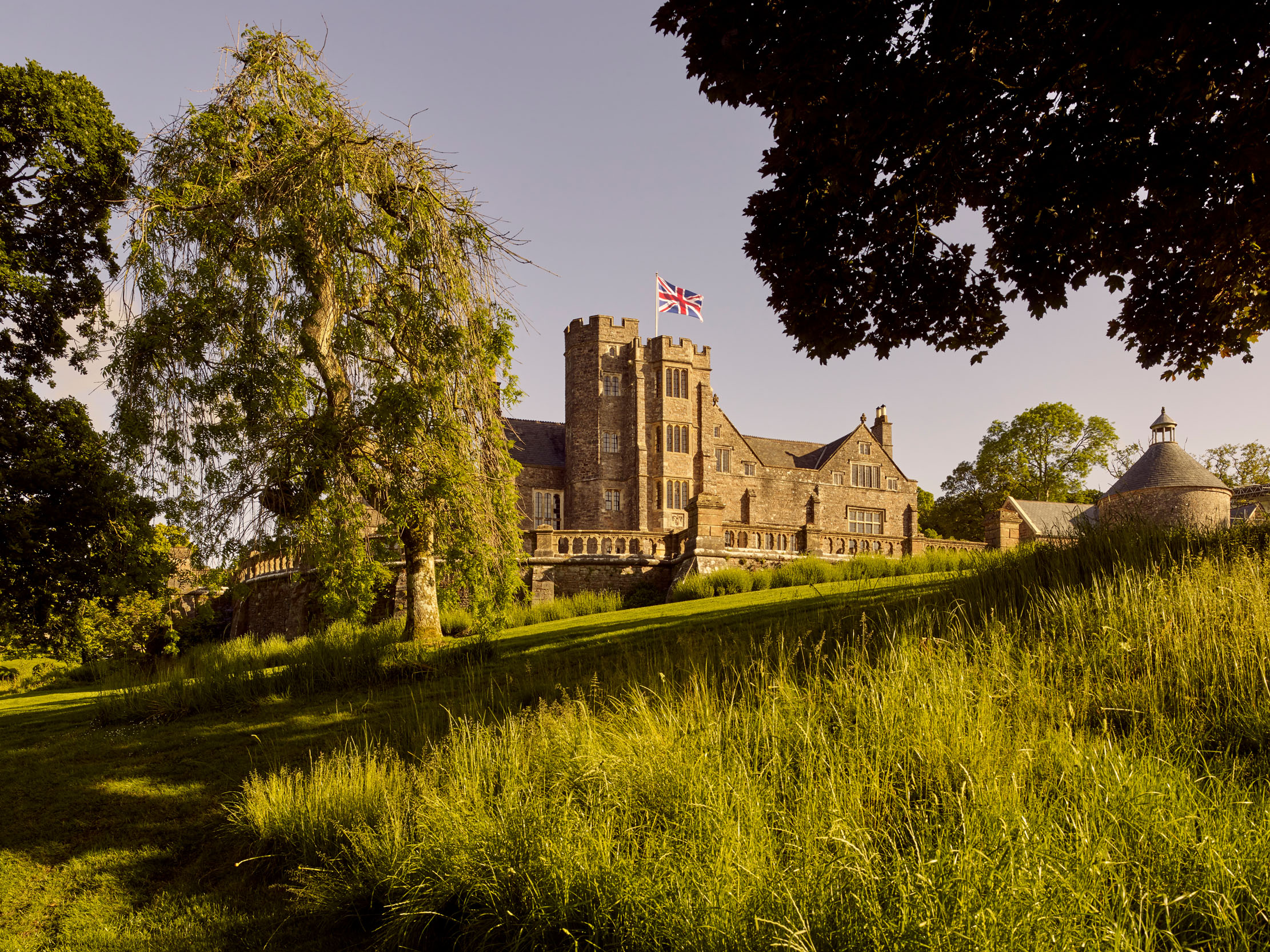 Holcombe Court, Devon — View from the garden.