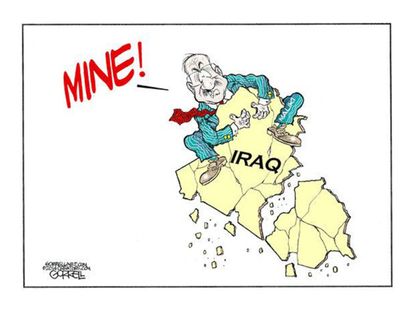 Political cartoon Maliki Iraq