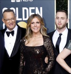 Hanks family at the Golden Globes