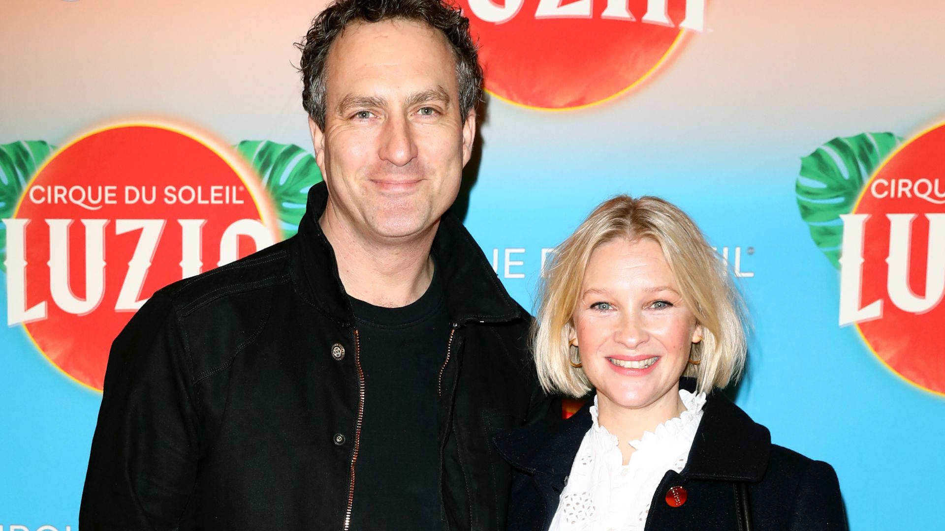 James Thornton and Joanna Page  attend Cirque du Soleil's "LUZIA" at Royal Albert Hall on January 15, 2020