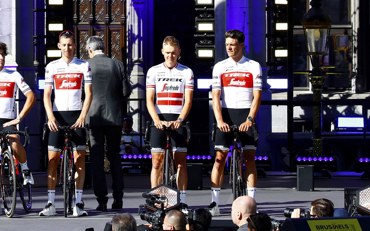 Toms Skujins' Latvian jersey loses some of its impact with the Trek-Segafredo Tour de France special edition jerseys