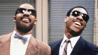 Stevie Wonder and Eddie Murphy on SNL