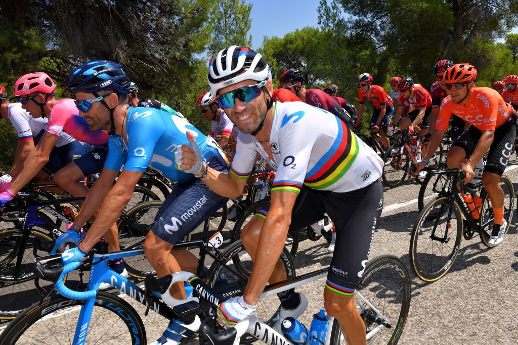 Alejandro Valverde at the 2019 Vuelta a Espana