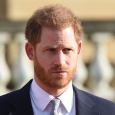 britains prince harry, duke of sussex gestures as he watches children play rugby league prior to the draw for the rugby league world cup 2021 at buckingham palace in london on january 16, 2020 photo by jeremy selwyn pool afp photo by jeremy selwynpoolafp via getty images