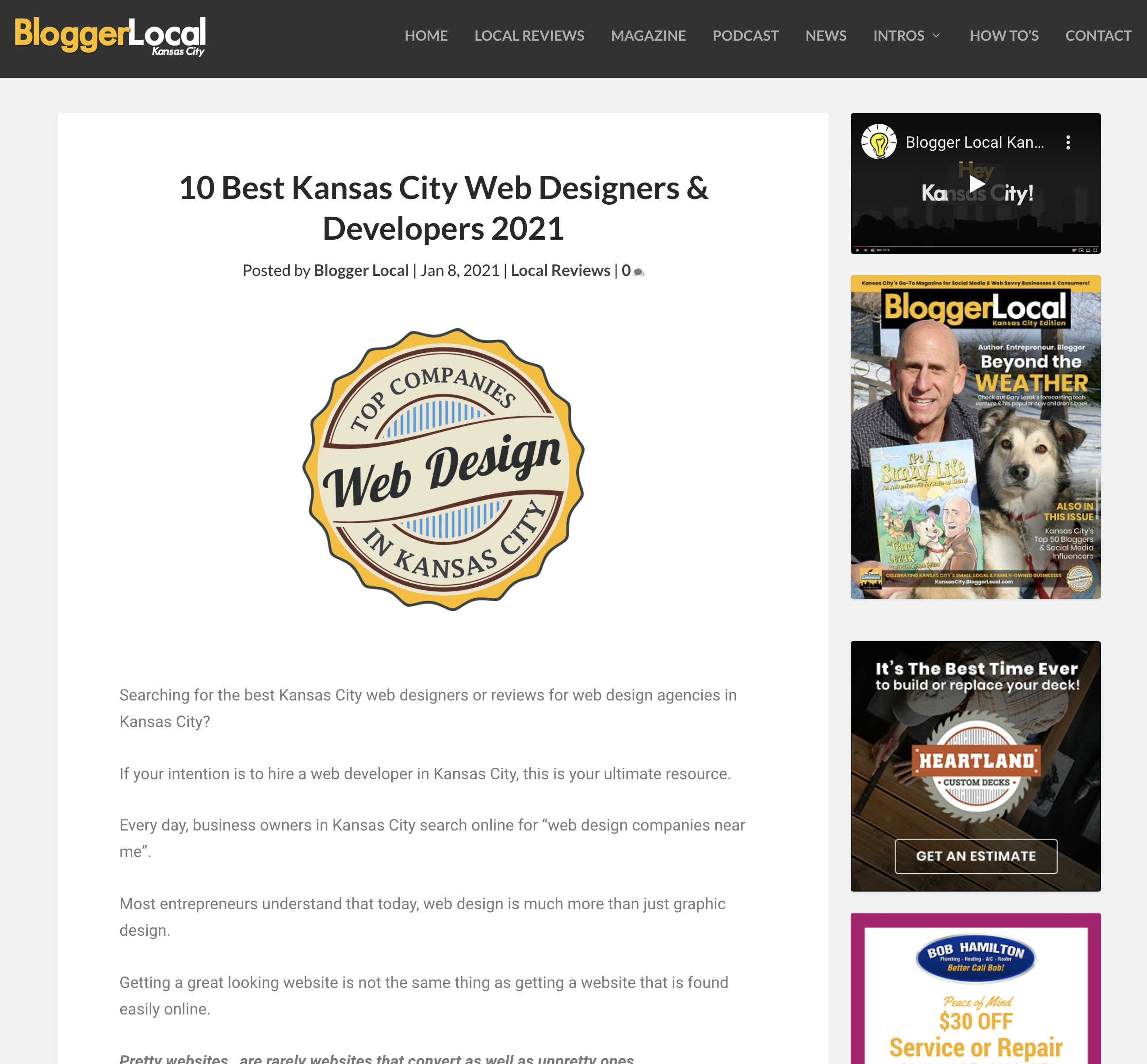 Kansas City Web Design