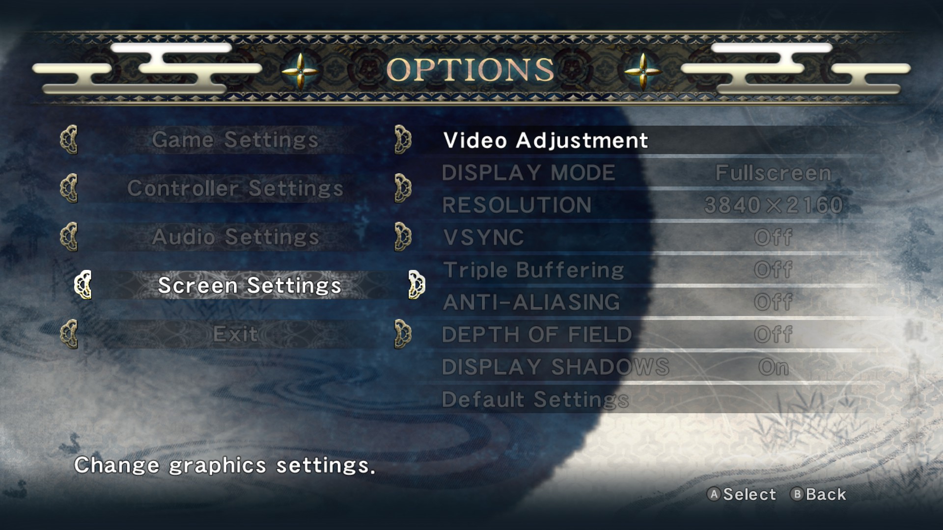 Ninja Gaiden now has graphics options!