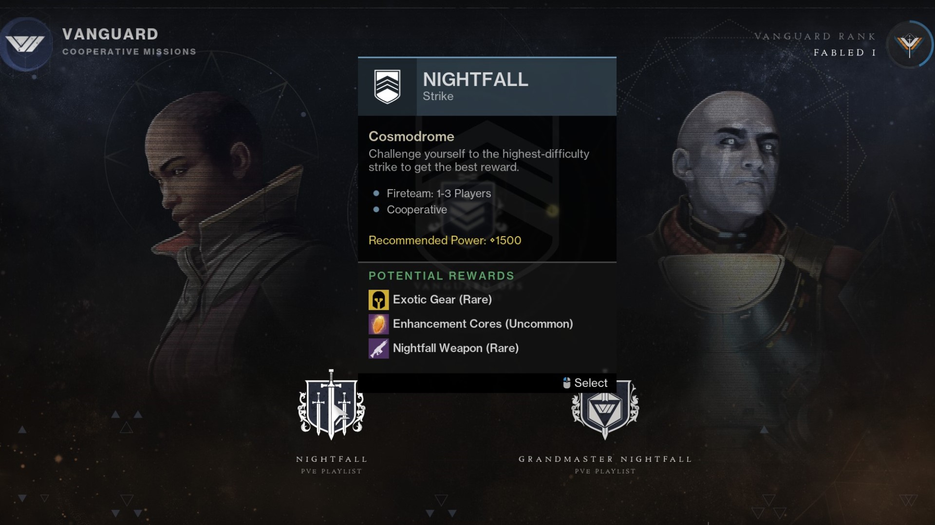 Destiny 2 Nightfall objective