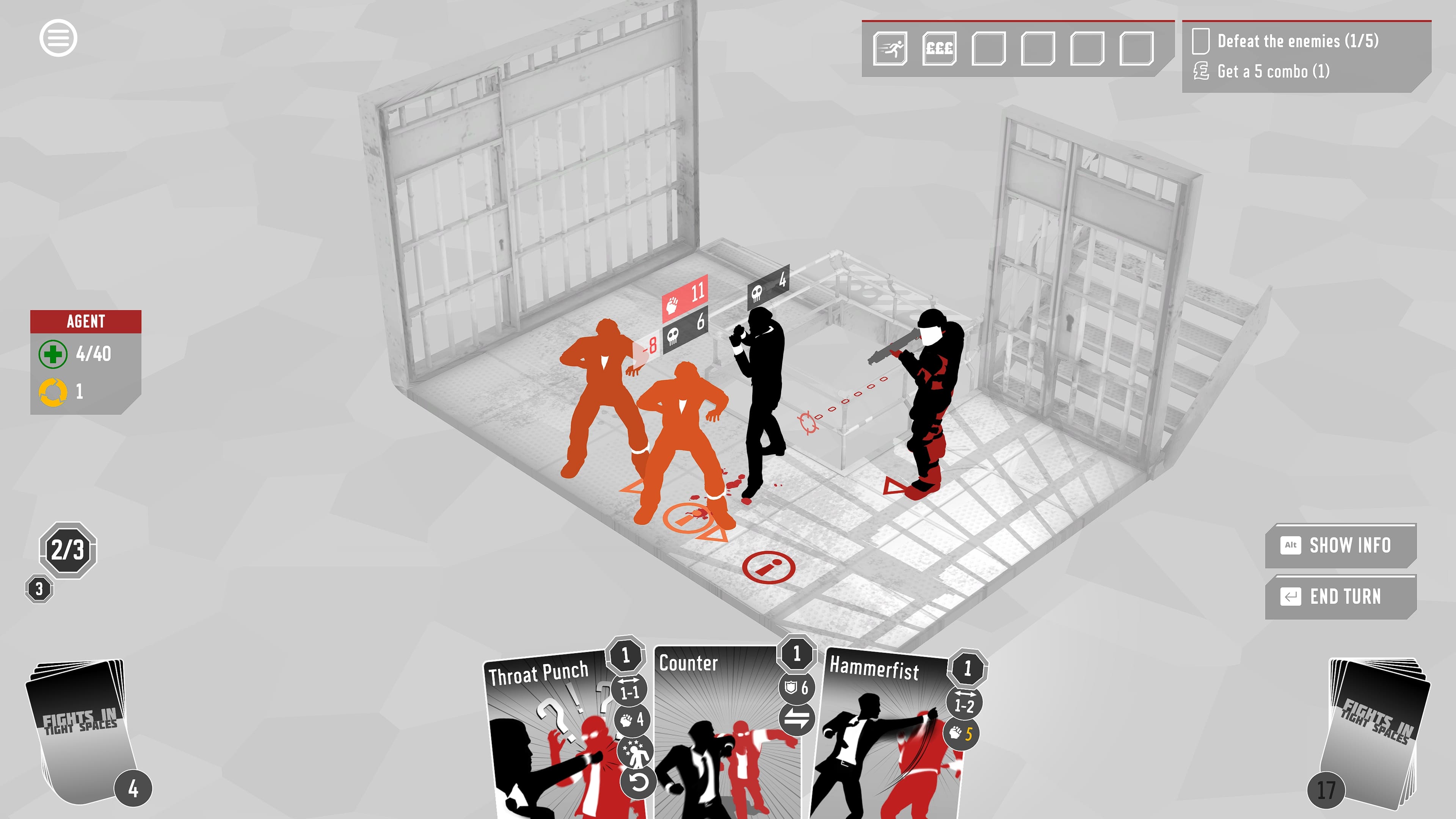 Игры 24. Fights in tight Spaces. Карточный рогалик файтинг. I Fight for users.