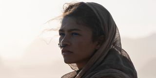 Zendaya's Chani staring into the distance in Dune