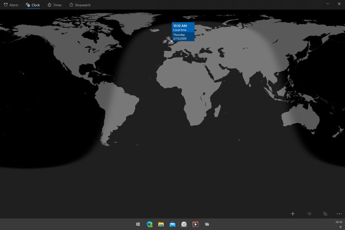 Windows 10X Alarms