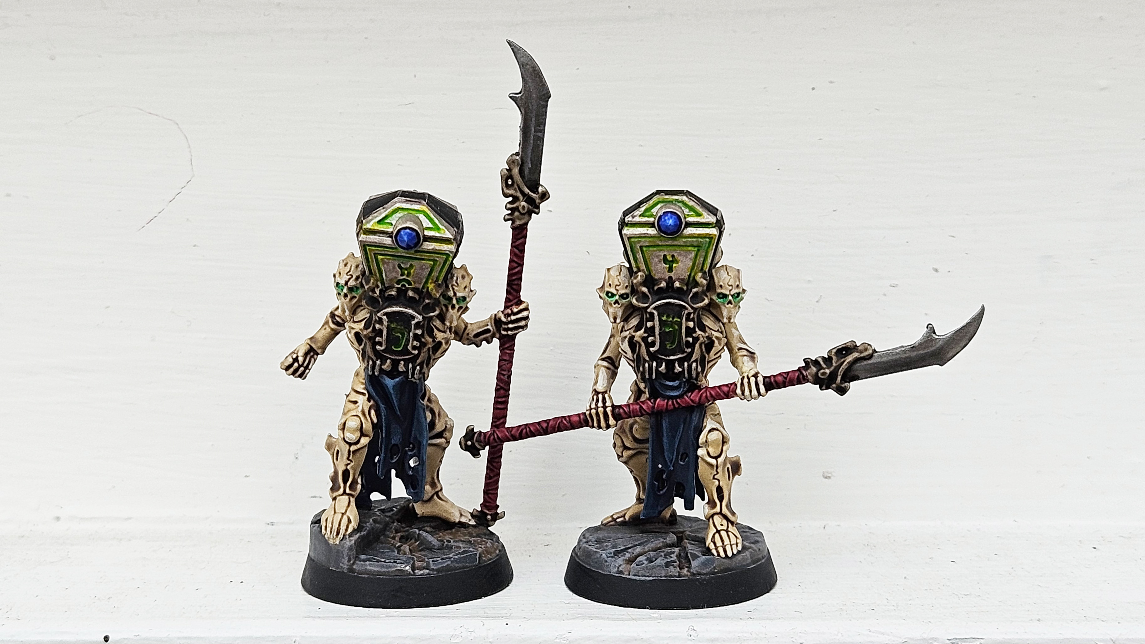 Mornial caste Retainers by Games Workshop, painted by Will Salmon.