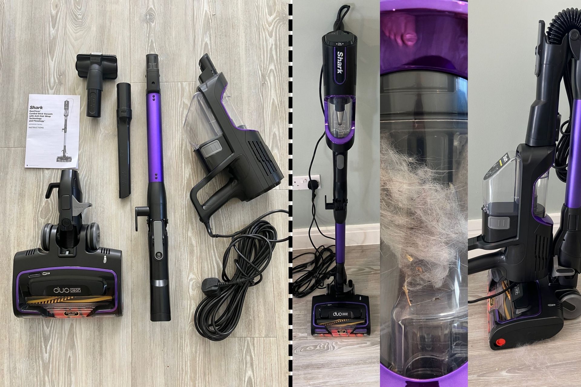 Shark Anti Hair Wrap Corded Stick Vacuum HZ500UK review GoodtoKnow