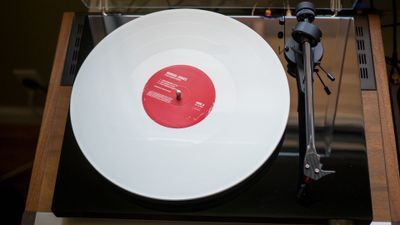 Pro-Ject Debut Carbon on a table