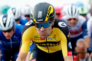 DOKKUM NETHERLANDS AUGUST 30 Tom Dumoulin of Netherlands and Team Jumbo Visma competes during the 17th Benelux Tour 2021 Stage 1 a 1696km stage from Surhuisterveen to Dokkum BeneluxTour on August 30 2021 in Dokkum Netherlands Photo by Bas CzerwinskiGetty Images