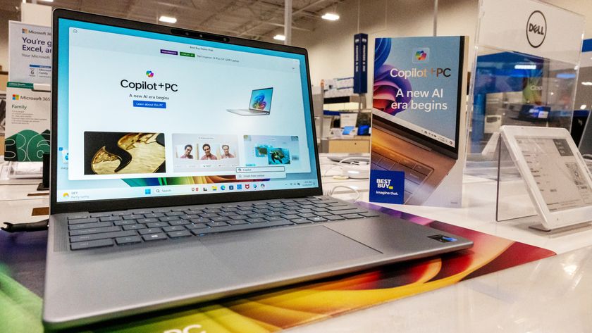 Laptop on a point of sale display