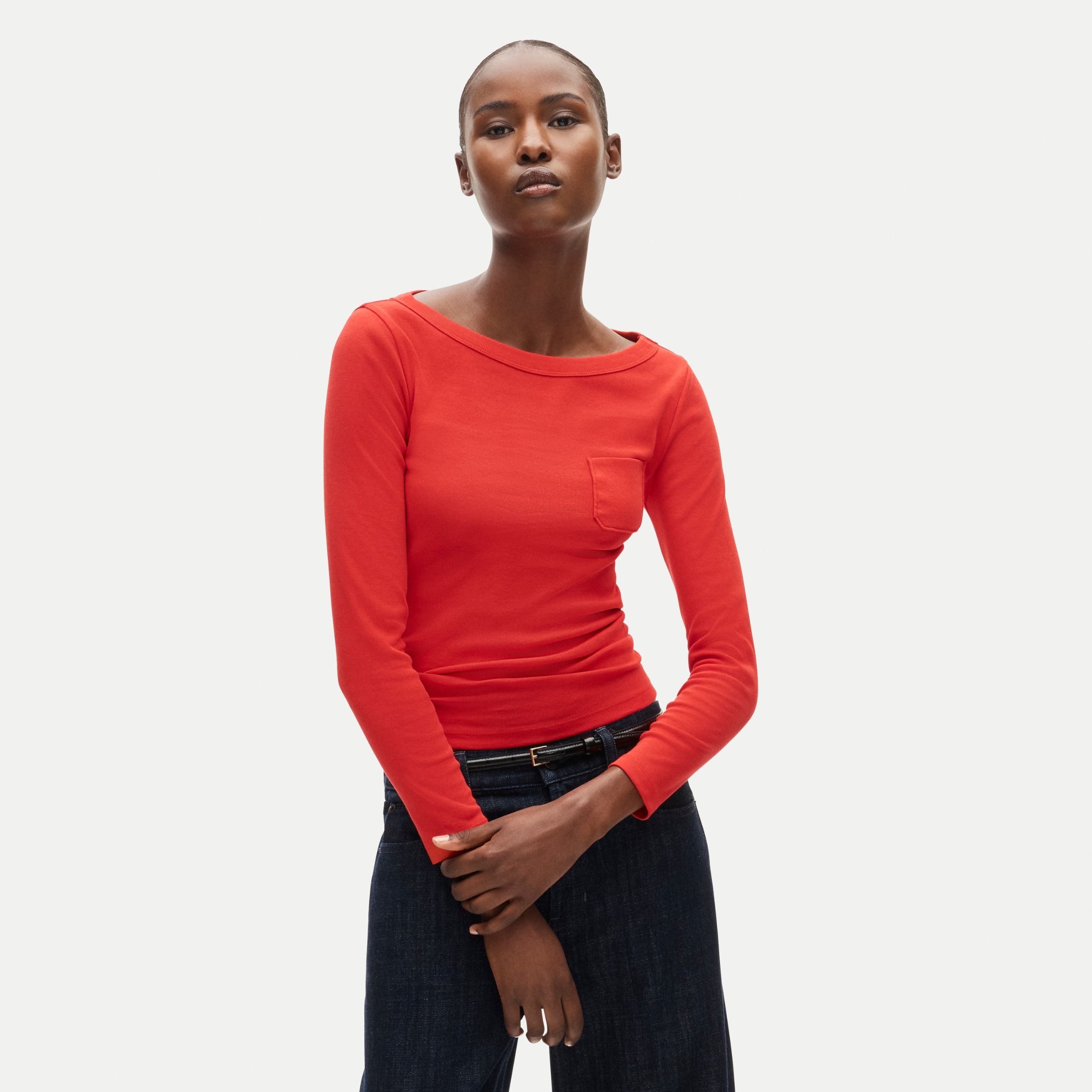 J.Crew, Perfect-Fit Three-Quarter Sleeve T-Shirt