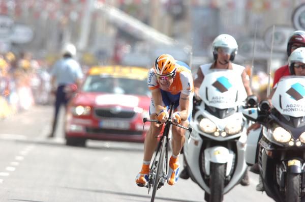 Denis Menchov (Rabobank) pulled out a great performance