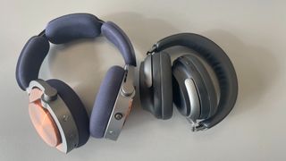 Dyson OnTrac next to Bose QuietComfort Ultra Headphones