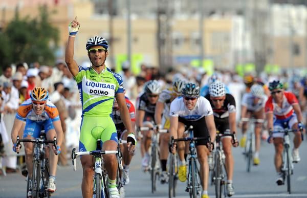 Daniele Bennati (Liquigas) got his first win in a very long time.