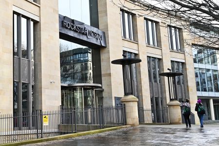 A photograph of Rockstar North's Edinburgh headquarters.