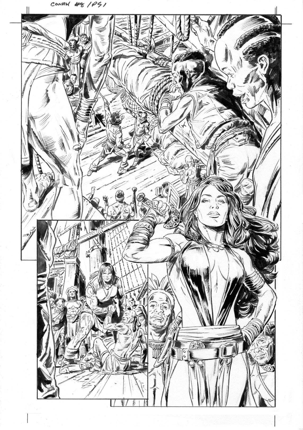 Art from Conan the Barbarian #8