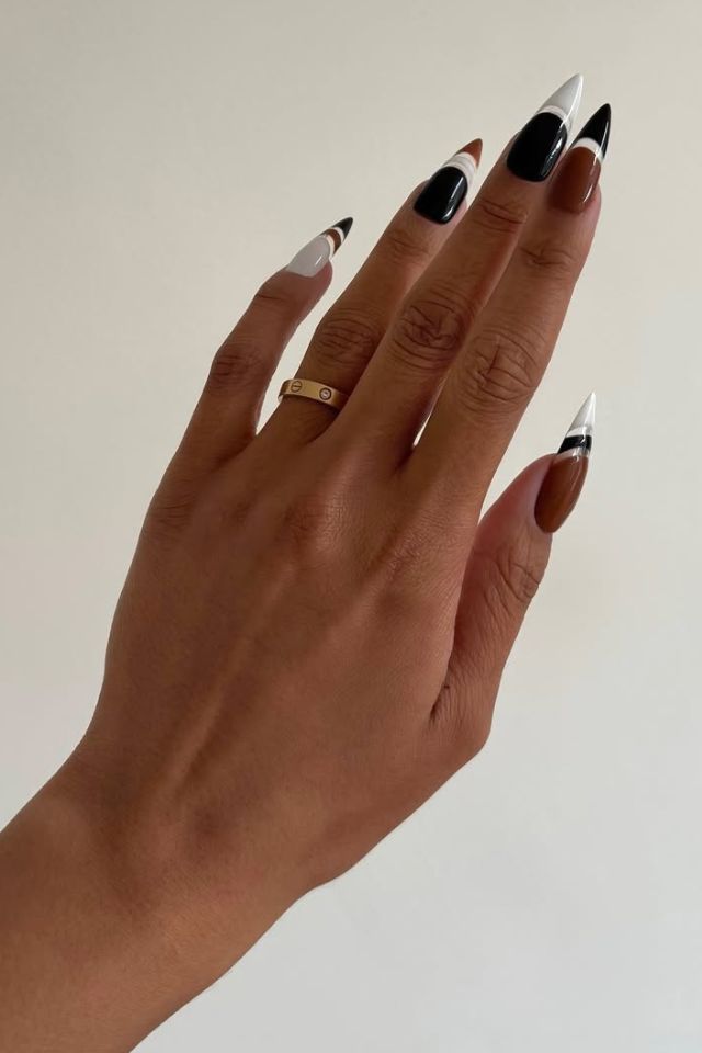 @iramshelton Double French Tip Nails