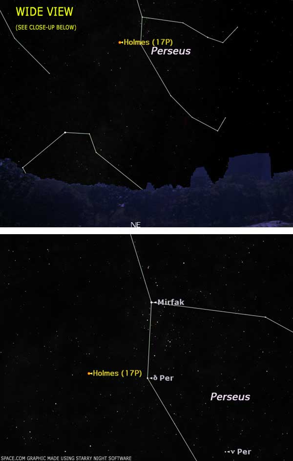 Obscure Comet Brightens Suddenly