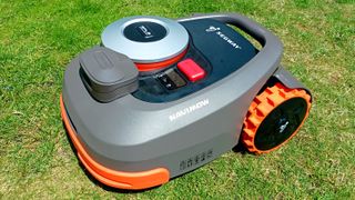 Segway Navimow robot mower on grass lawn