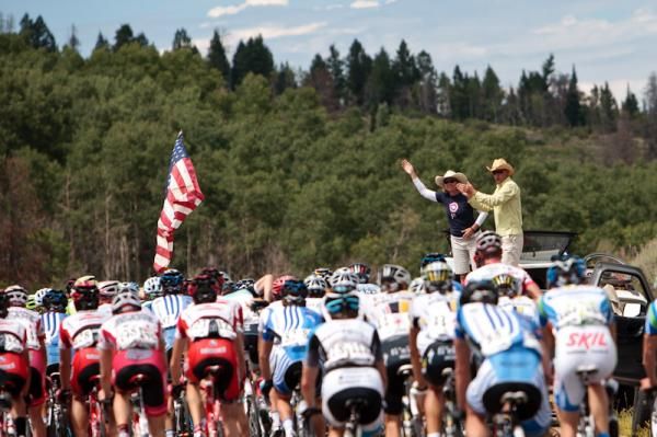 Fans on the way into Steamboat.