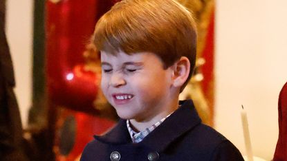 Prince Louis at his debut "Together at Christmas" concert