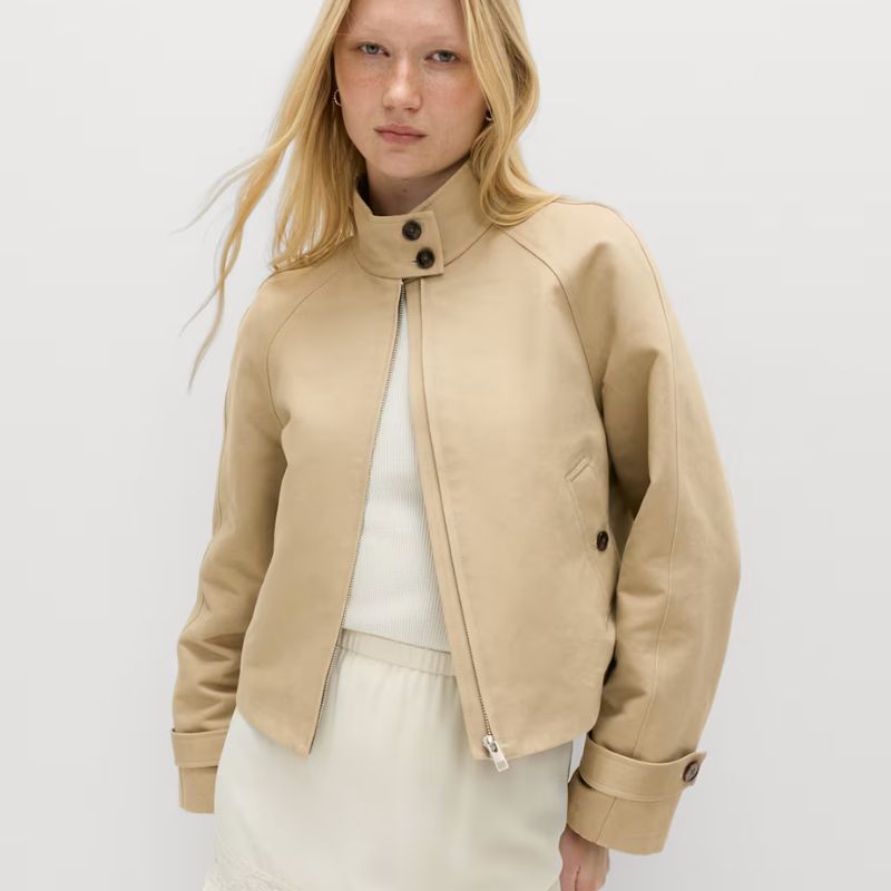 a model wearing the M&amp;amp;S utility style jacket