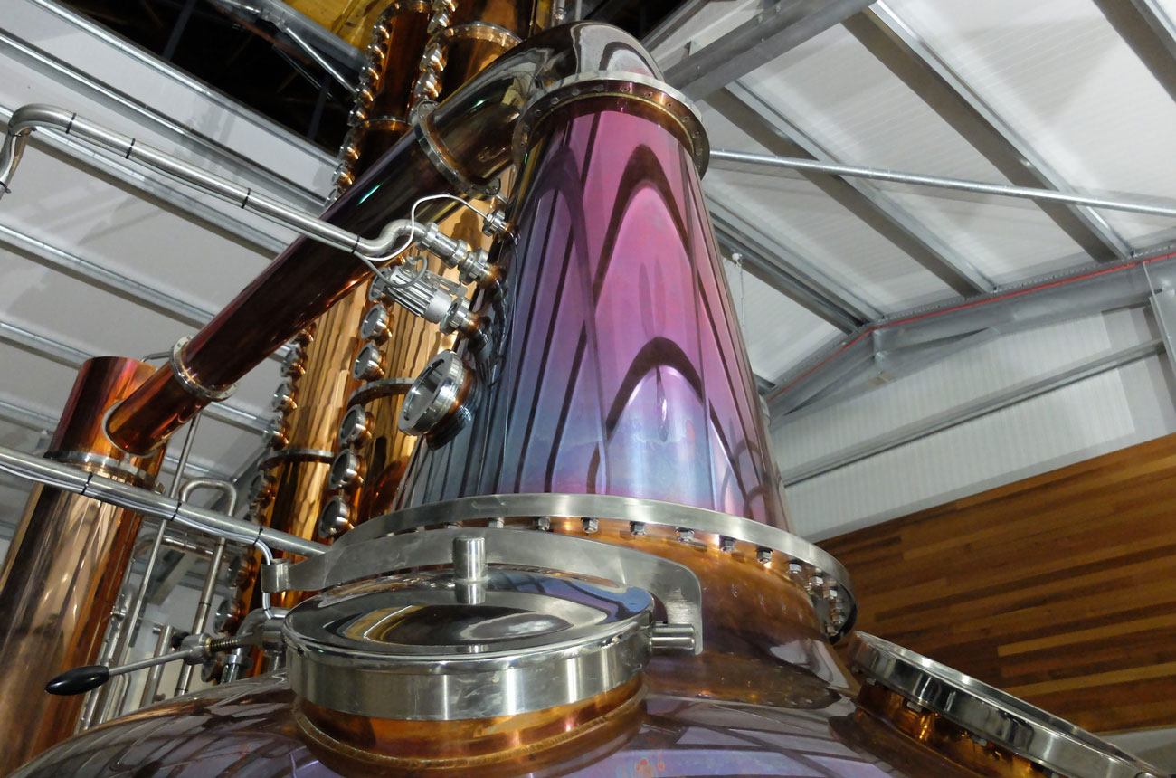 The wash still at Echlinville Distillery