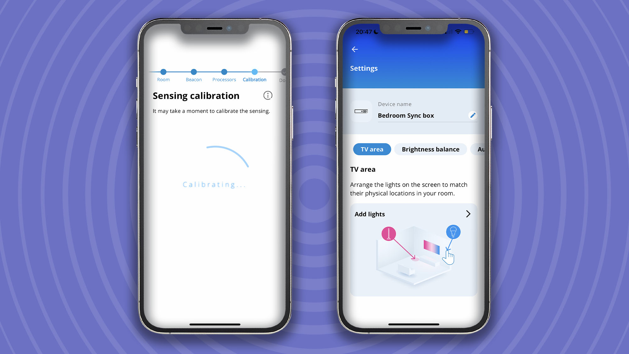 Setting up WiZ Gradient Light Bars using WiZ app