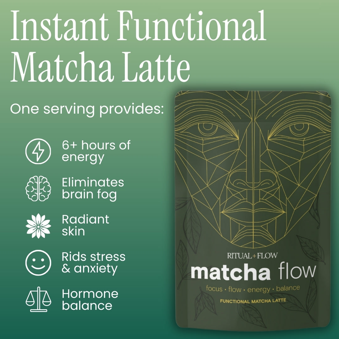 Matcha Flow Functional Latte
