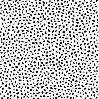 A square of black dots on a white background