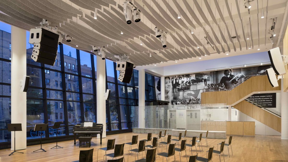 AVN|SYS turned to JBL Professional audio solutions for sound enhancement at Harlem School of Arts.