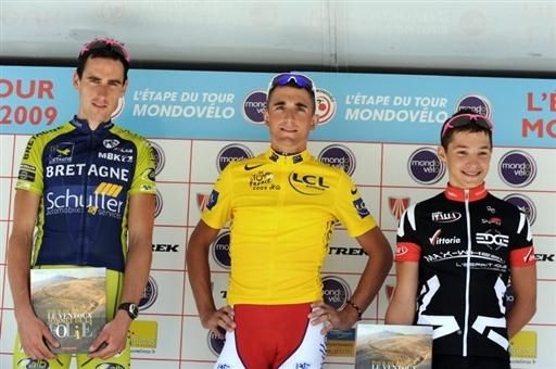 Podium (L-R): Jean-Marc Bideau, Dimitri Champion and Jimmy Turgis.