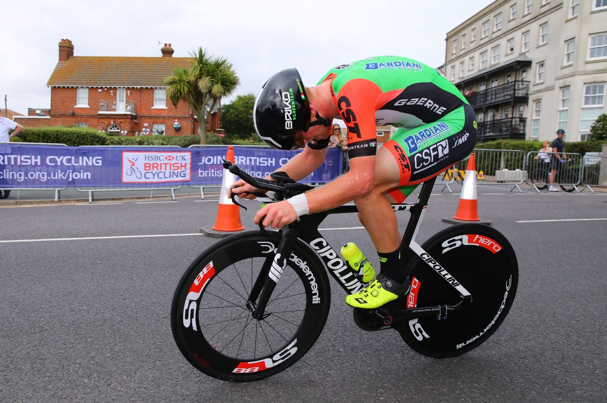 Paolo Simion (Bardiani-CSF) going full gas