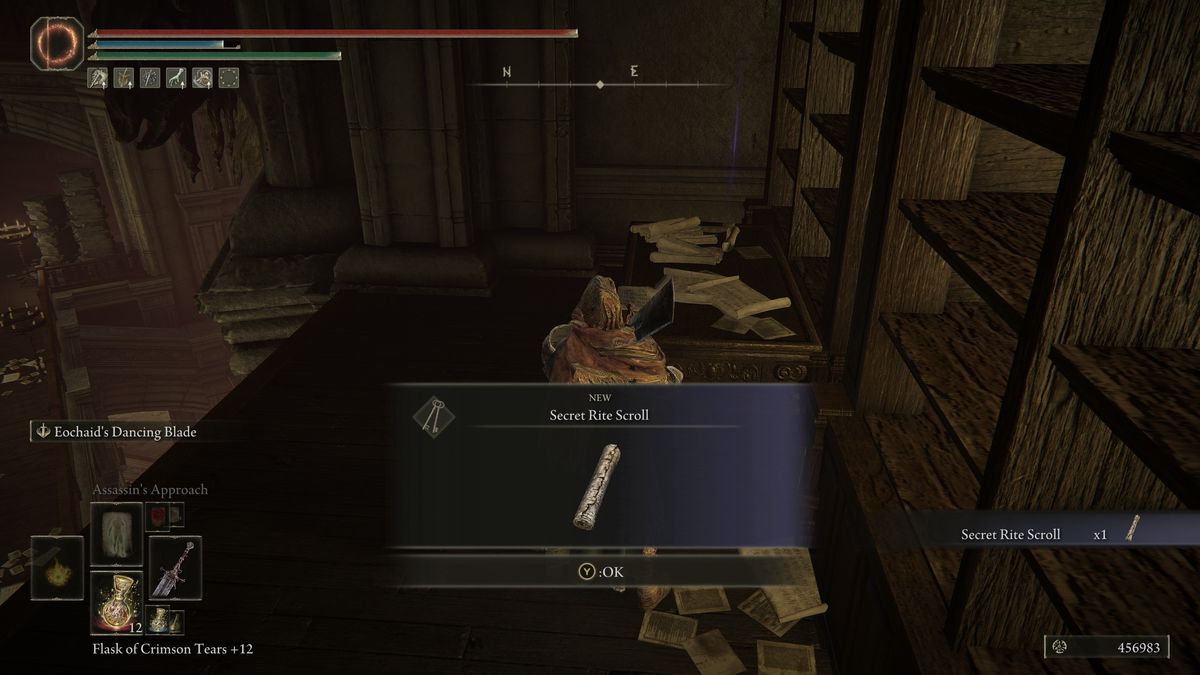 Elden Ring Ansbach quest - Secret Rite Scroll