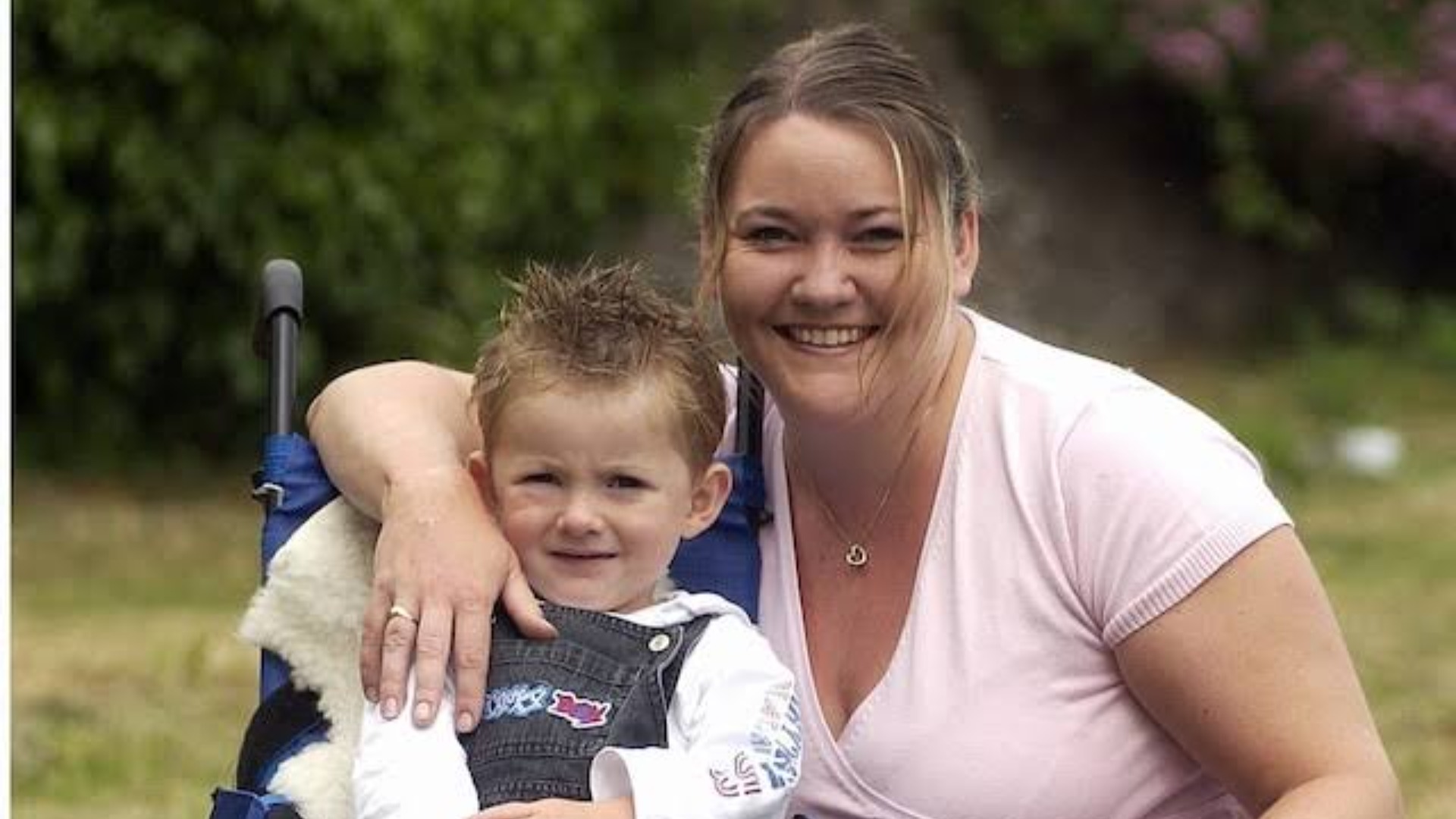 Lisa Hayden-Johnson with her son Matthew