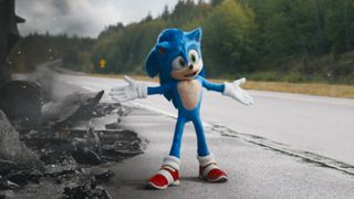 New Sonic movie poster is a spot-on homage to the Sonic 2 game box