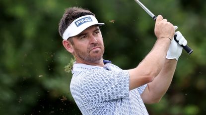 Louis Oosthuizen hits an iron shot