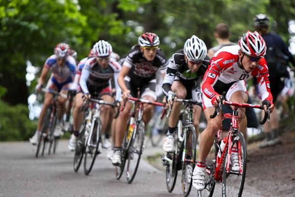 The three-rider Bissell squad spent a lot of time at the front but couldn't hold off United Healthcare's superior numbers.