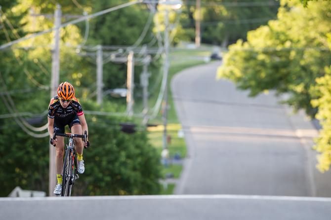 Janel Holcomb (Optum) goes solo off the front