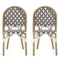 Christopher Knight Home Anastasia Outdoor French Bistro Chair (Set of 2)