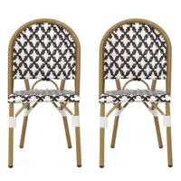 Christopher Knight Home Anastasia Outdoor French Bistro Chair (Set of 2)