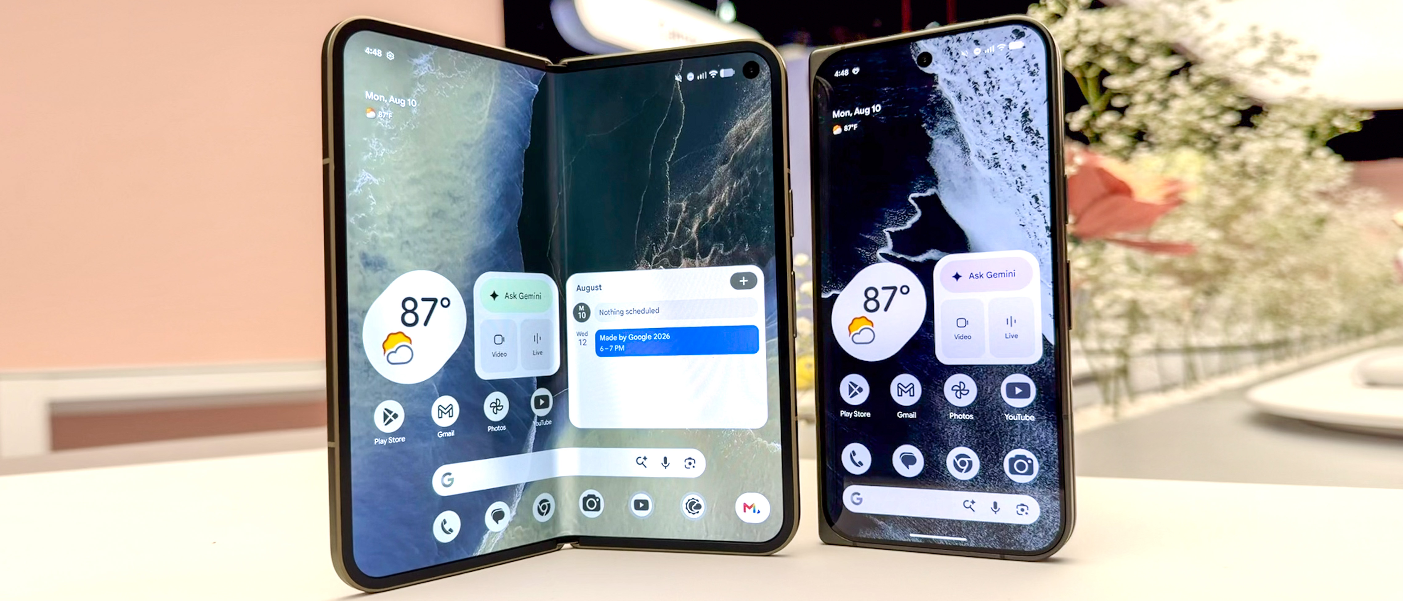 Google Pixel 11 Pro Fold shown open and closed