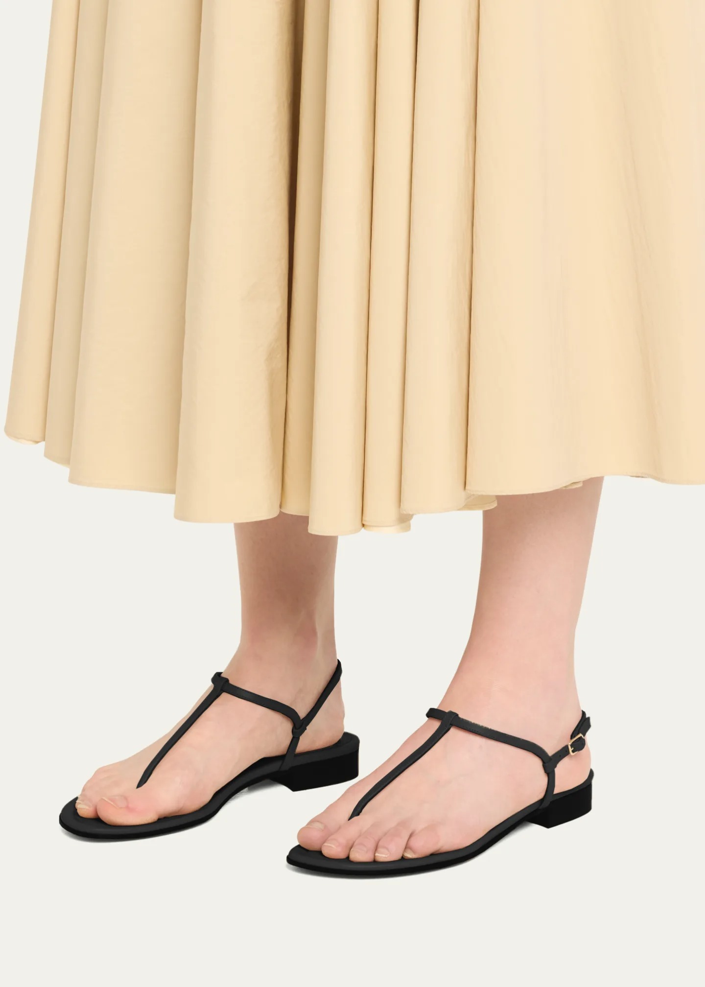 Cecilia Leather Thong Sandals