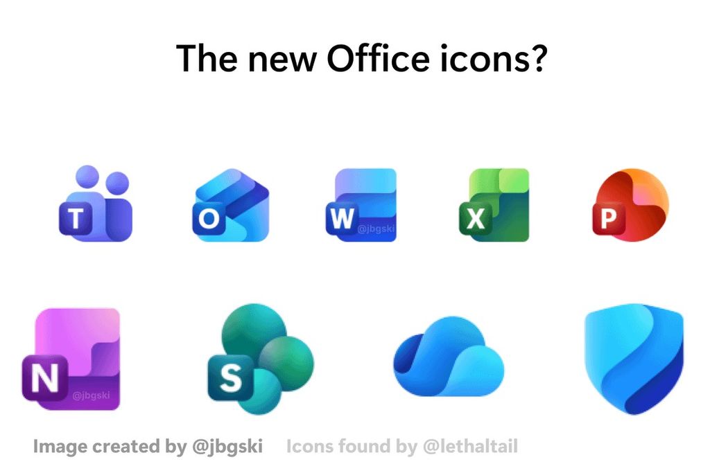 Microsoft 365 icons